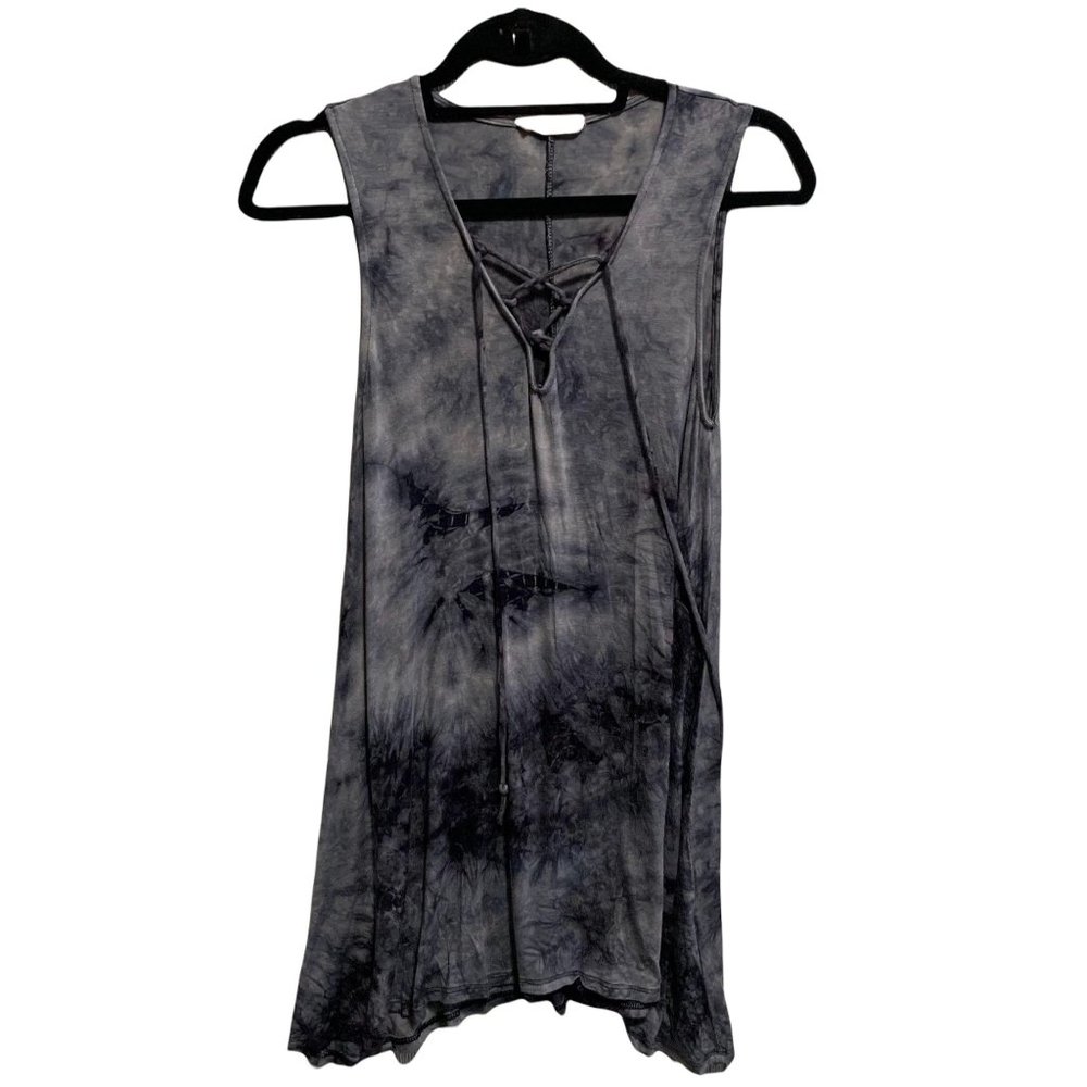 Tres Bien Grunge Tie Dye Rayon Tunic